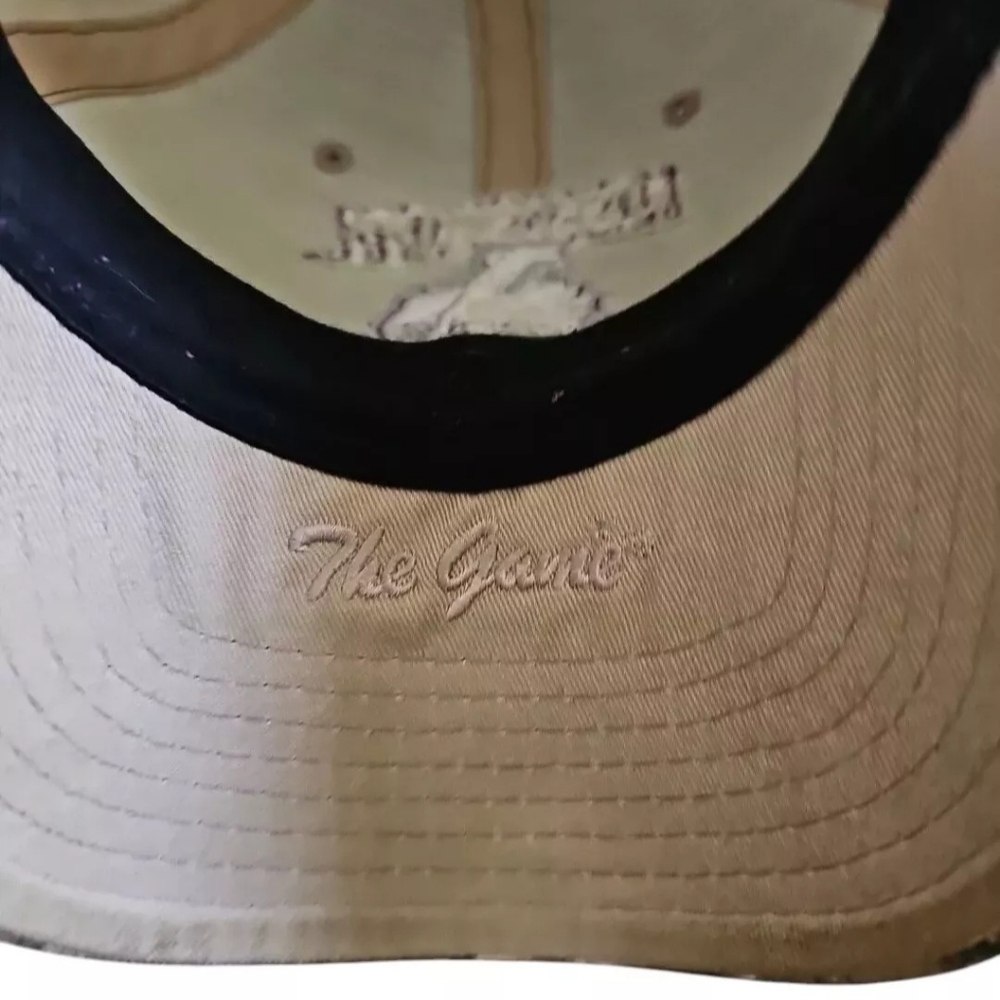 Vintage Mississippi State‎ Bulldogs The Game Camo Bar Style Stretch Fit Hat MSU - Picture 4 of 5
